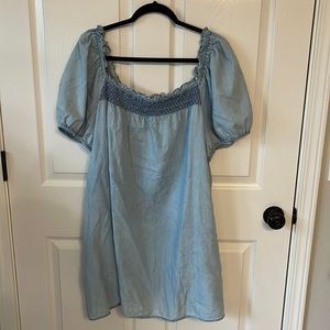 Plus Size Women’s lightweight Denim Dress